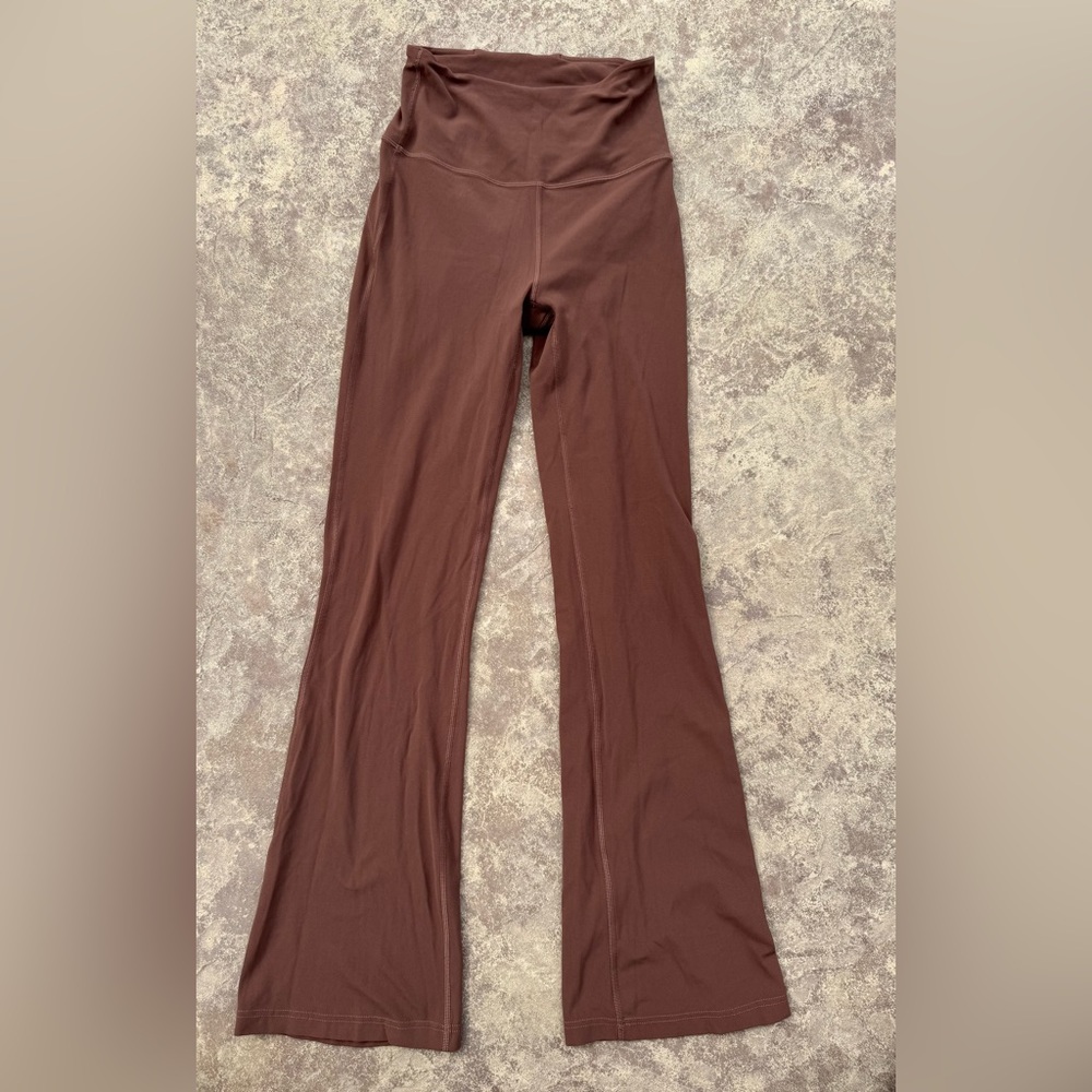 Lululemon Groove Super High-Rise Flared Pant Nulu Size 4 Java